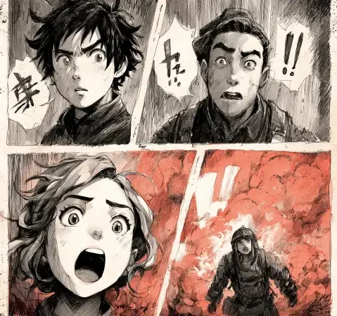 漫画岛内容收录与题材分类的视觉示意